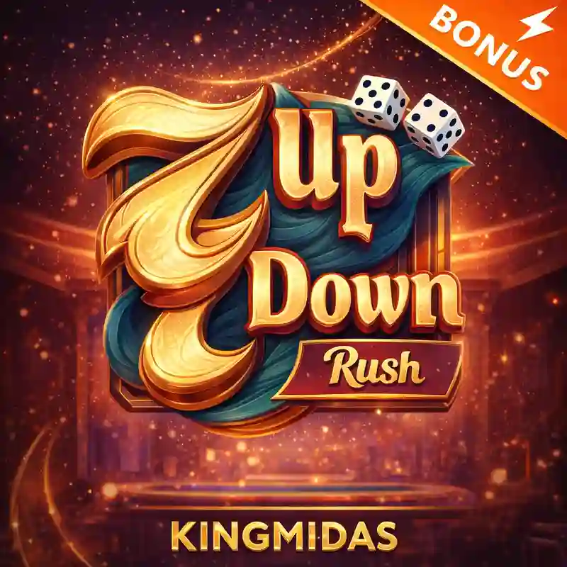 7 Up 7 Down Rush casino game interface